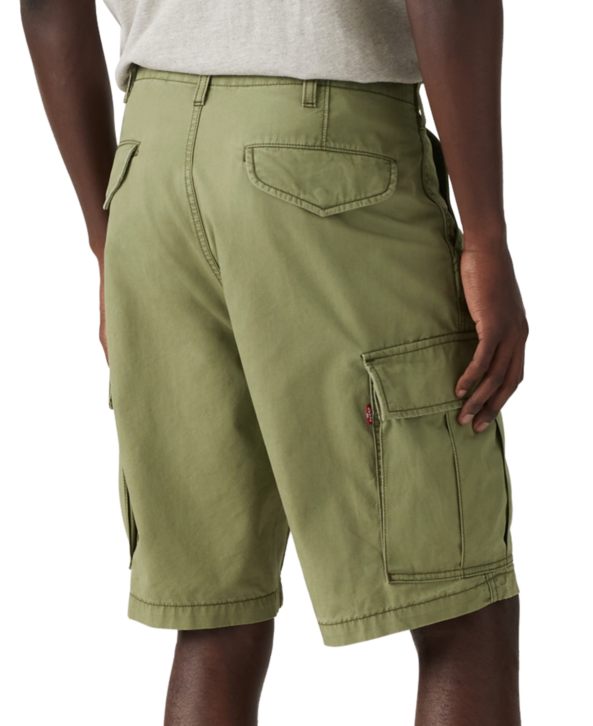 Levi's Men's Carrier 12.5" Cargo Shorts In Olive Night