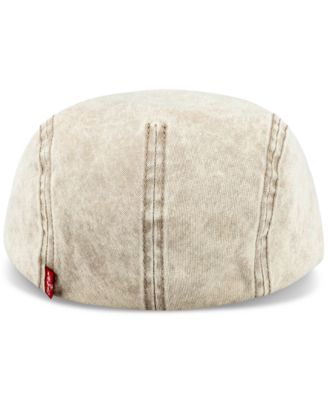 Men's Snow Washed Flat Top Ivy Cap