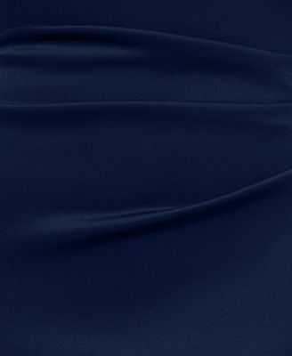 Women's Off-The-Shoulder Ruffled Side-Slit Gown