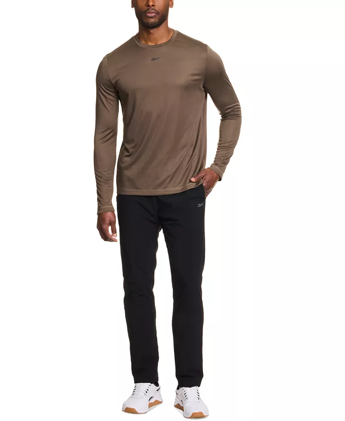 Men's Tech Long Sleeve Crewneck Logo T-Shirt - thumbnail 6