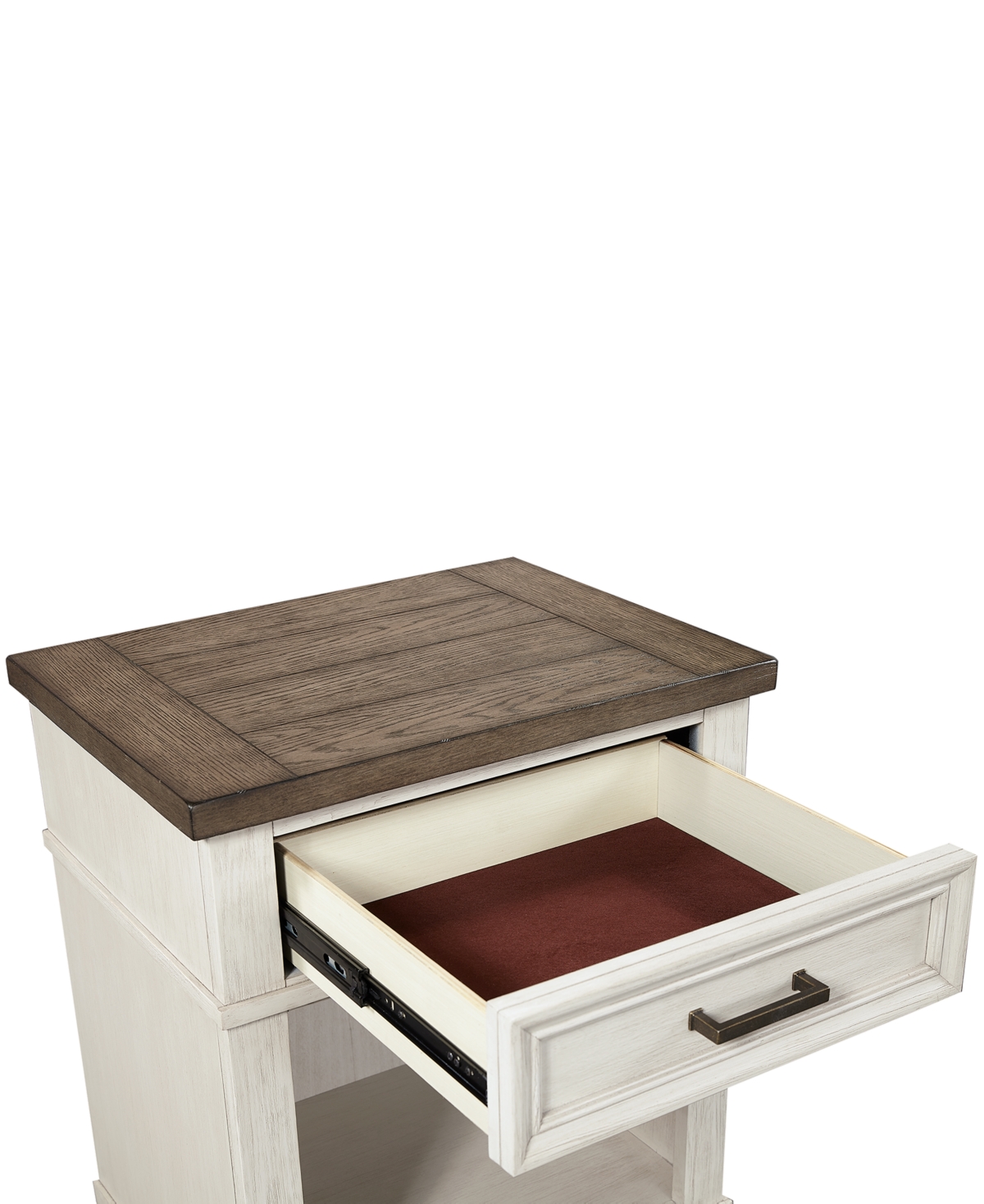 MACY'S DAWNWOOD 1-DRAWER NIGHTSTAND 
