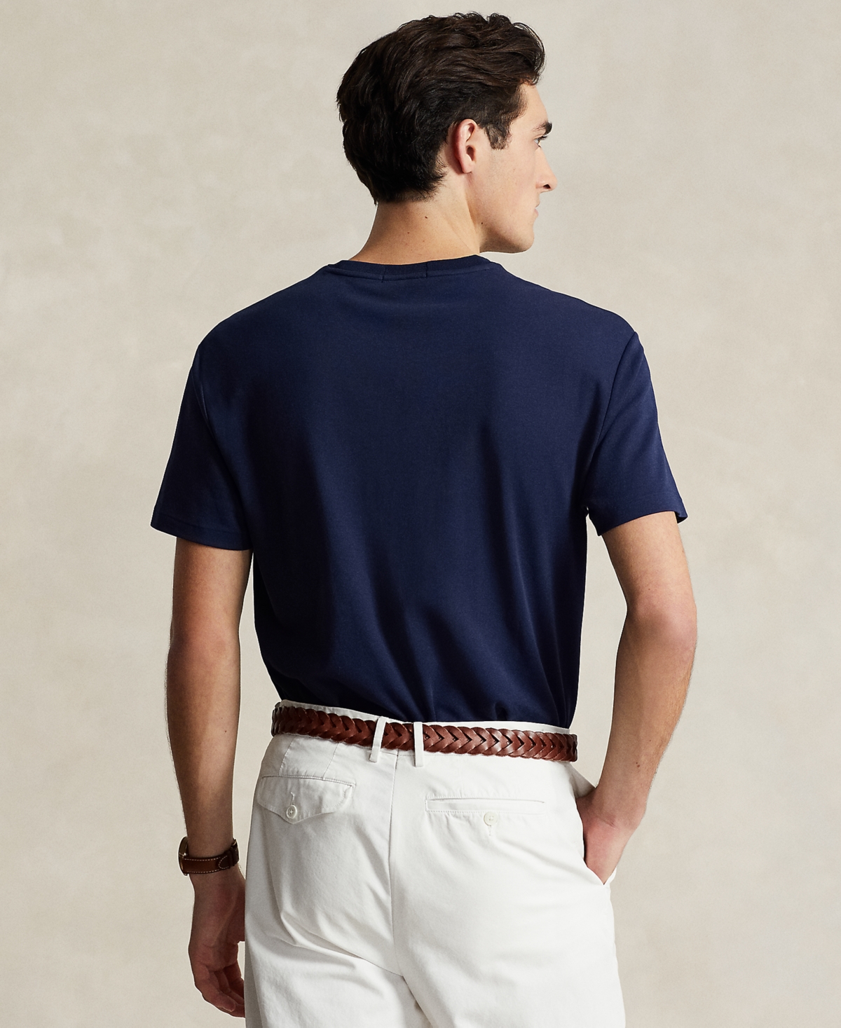 Polo Ralph Lauren Men's Custom Slim Fit Soft Cotton T-shirt In Blue