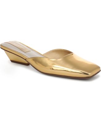Franco Sarto - Women's Nicola Square Toe Sculpted Heel Mules
