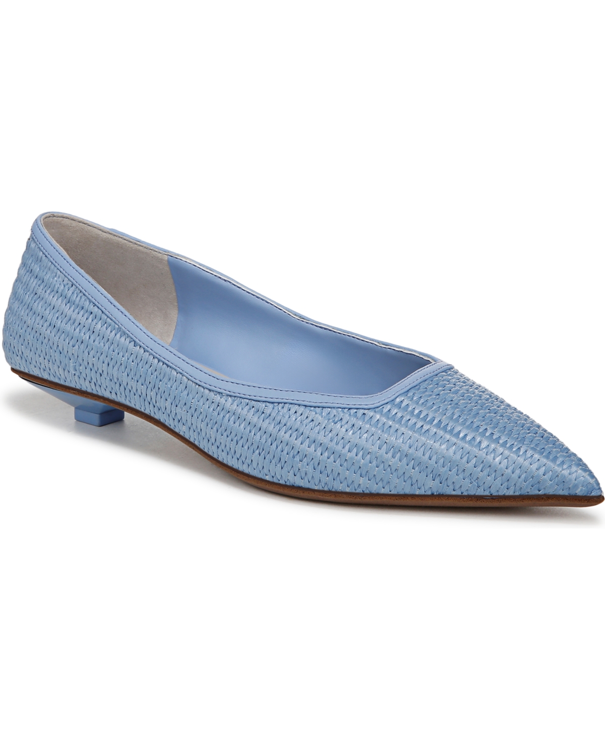 Women's Prella Pointed Toe Pumps - Denim Blue Raffia