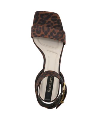 Women's Savini Open Square Toe Ankle Strap Dress Sandals