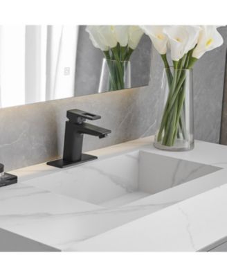 8 in. Waterfall Widespread 2-Handle Bathroom Faucet With Pop-up Drain Assembly in Spot Resist Brushed Nickel