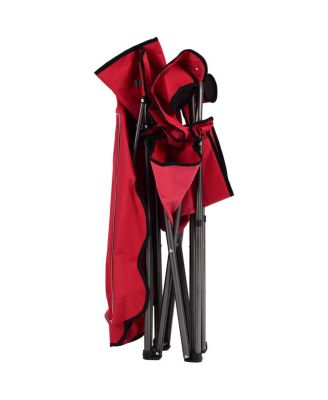 Portable Folding Beach Canopy Chair with Cup Holders