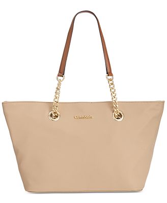 calvin klein tote nylon