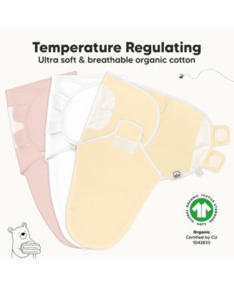 3pk Soothe Baby Swaddle, Organic Baby Swaddle Sleep Sacks, Newborn, Infant Swaddle Sack