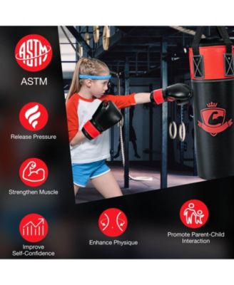 11 Pounds Kids Punching Boxing Bag Set