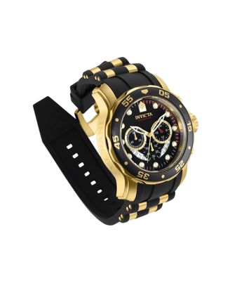Men's 6981 Pro Diver Quartz Multifunction Black Dial Watch