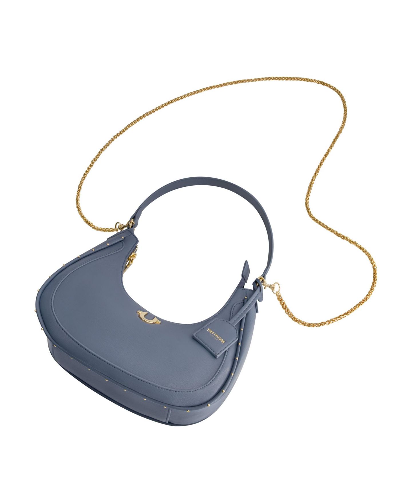 Женская сумка True Religion Zip Top Crescent Hobo, цвет: Синий — фото 3