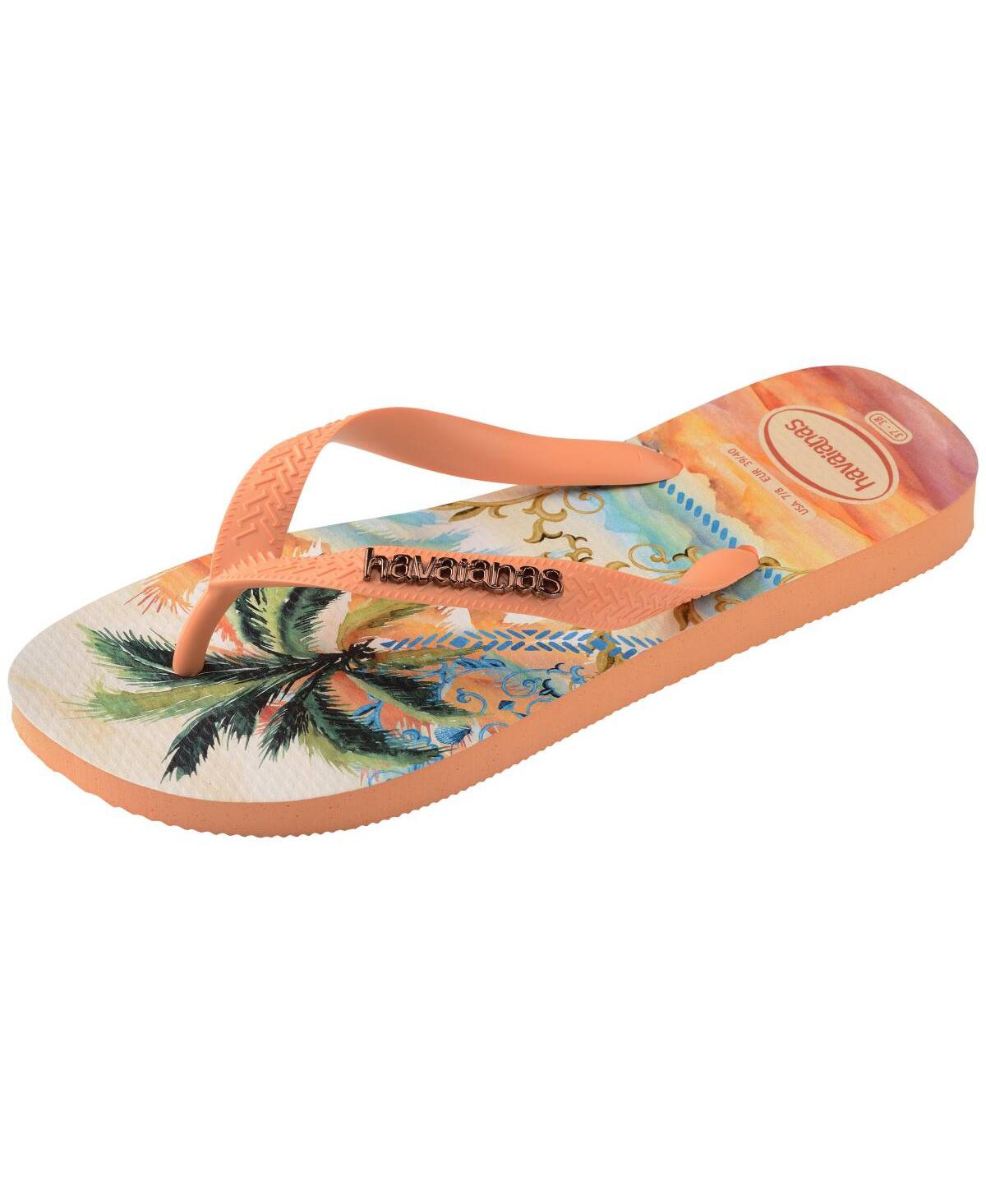 HAVAIANAS WOMEN'S TOP TROPICALIA ROUND TOE SANDALS 