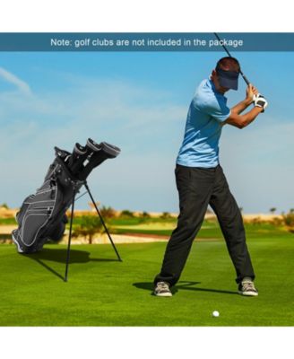 Golf Stand Bag Lightweight and Portable Golf Cart Bag with Shoulder Strap