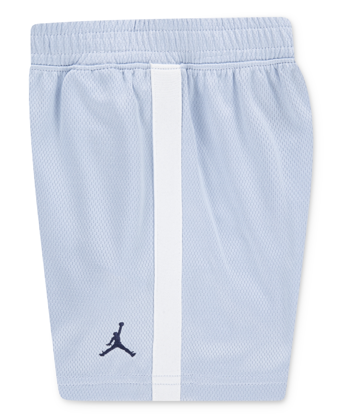 Shop Jordan Toddler Boys 2-piece Triple Team Printed T-shirt And Shorts Set In Hydrogen Blue