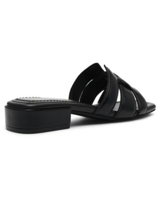 Women's Loyal Square Toe Slide Flat Sandals