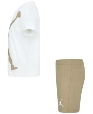Boys' 4-7 Jumbo Jumpman T-Shirt and Shorts, 2-Piece Set