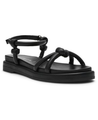Anne Klein Women's Elisabeth Ankle Strap Footbed Flat