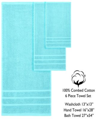 Waffle 6-Pc. Bath Towel Set