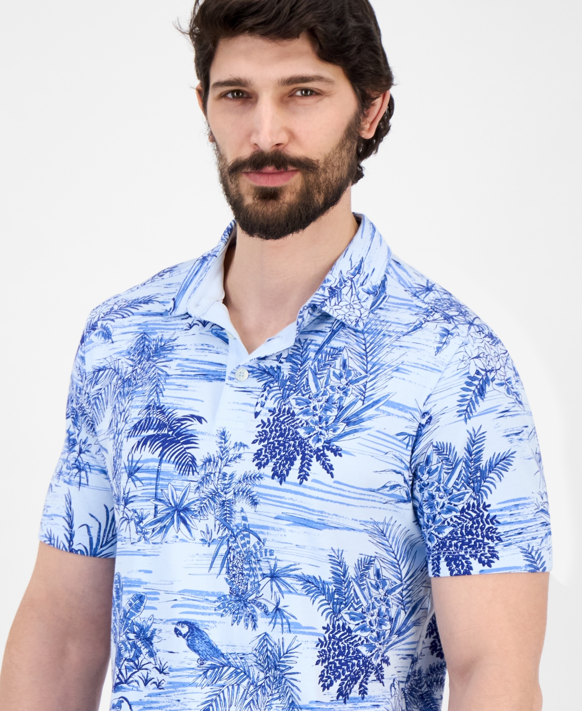 Tommy Bahama Men's Bird Sanctuary Classic-fit Printed Polo Shirt