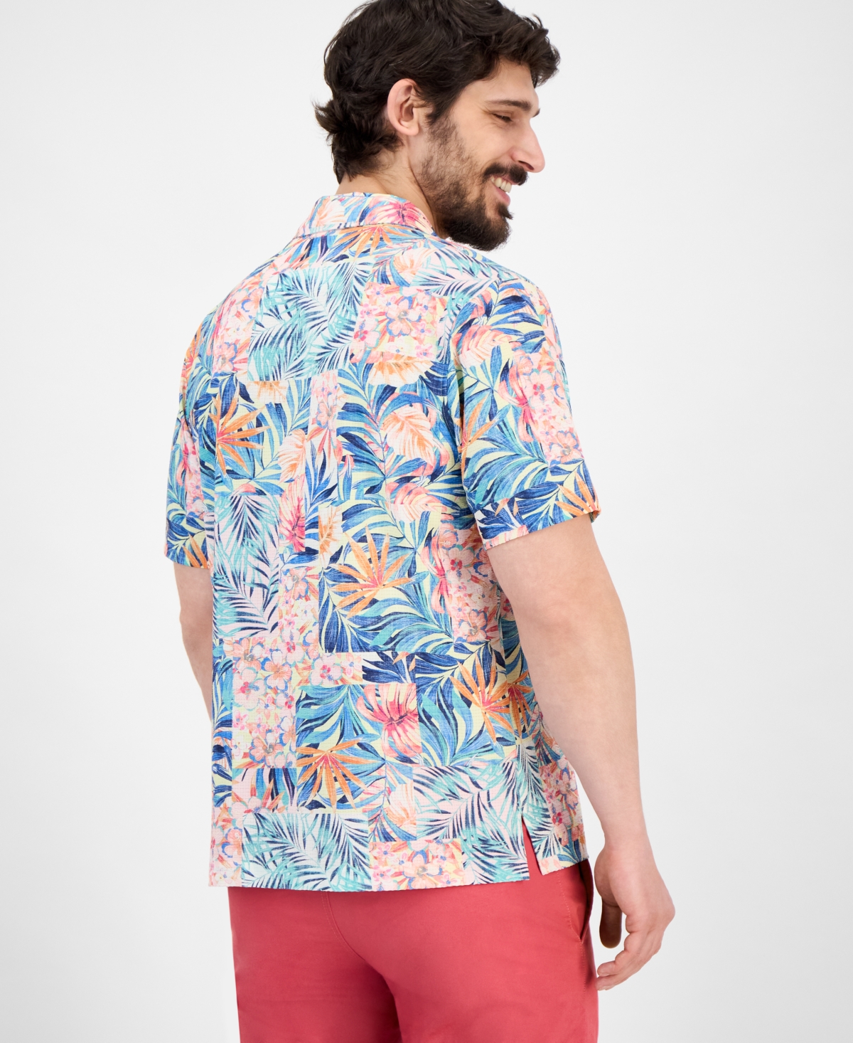 Tommy Bahama Men's Bahama Coast Positano Palms Performance Polo Shirt