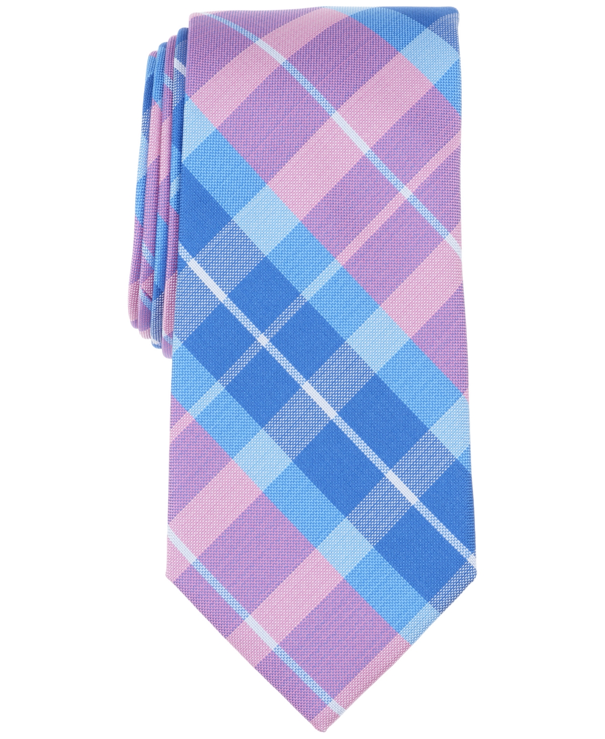 Men's Carew Plaid Tie, Exclusively at Macy's - Yellow