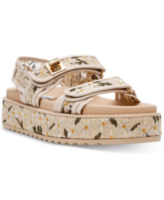 Steve Madden Women's Bigmona Platform Footbed Sandals - Macy's