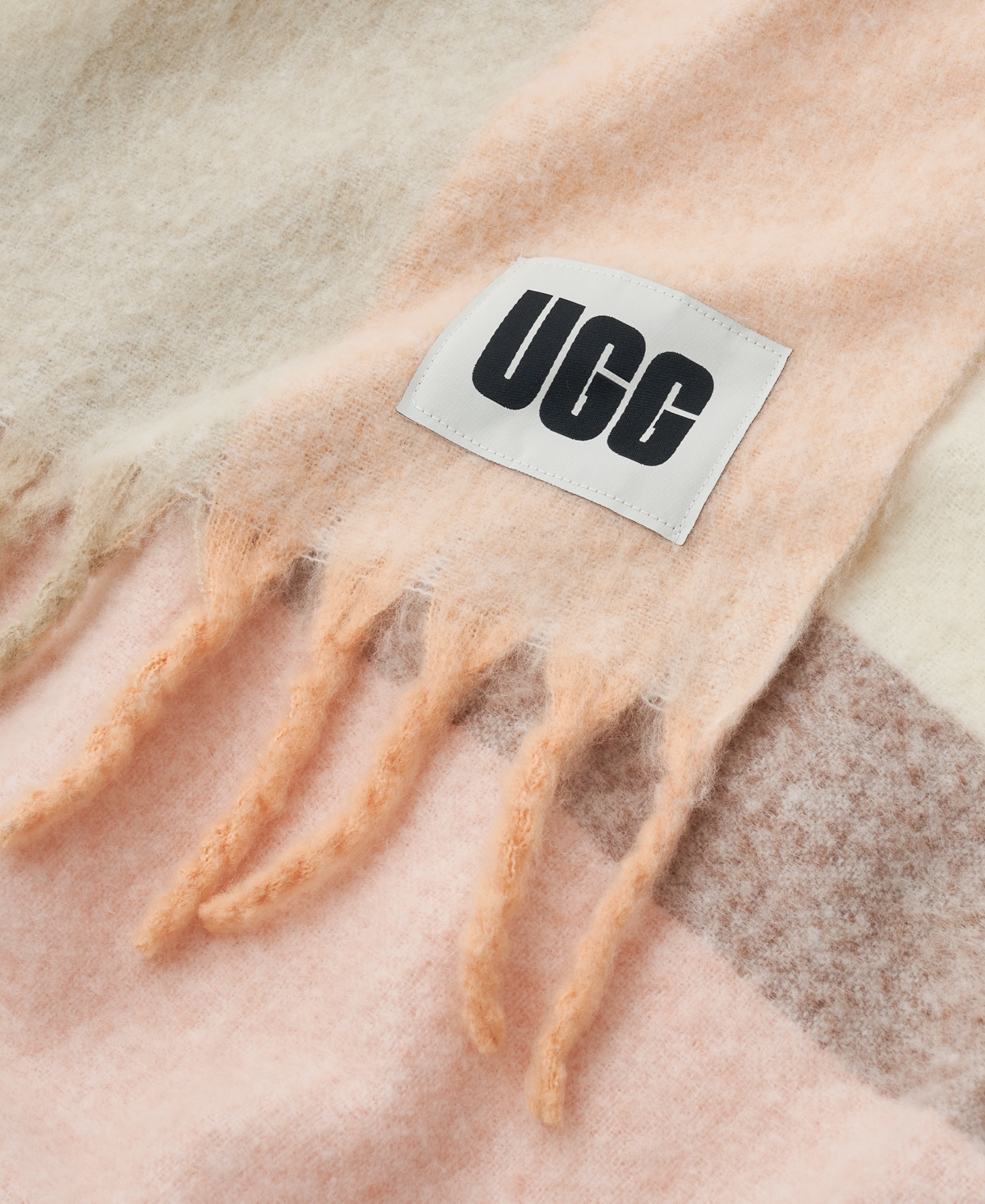UGG CALYX STRIPE FAUX MOHAIR THROW, 50" X 70" 
