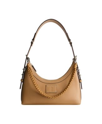 ★EMIS★ EMBOSSED LOGO HOBO BAGNAVY m1037_1428626 EMBOSSED LOGO HOBO BAG-NAVY - EMIS