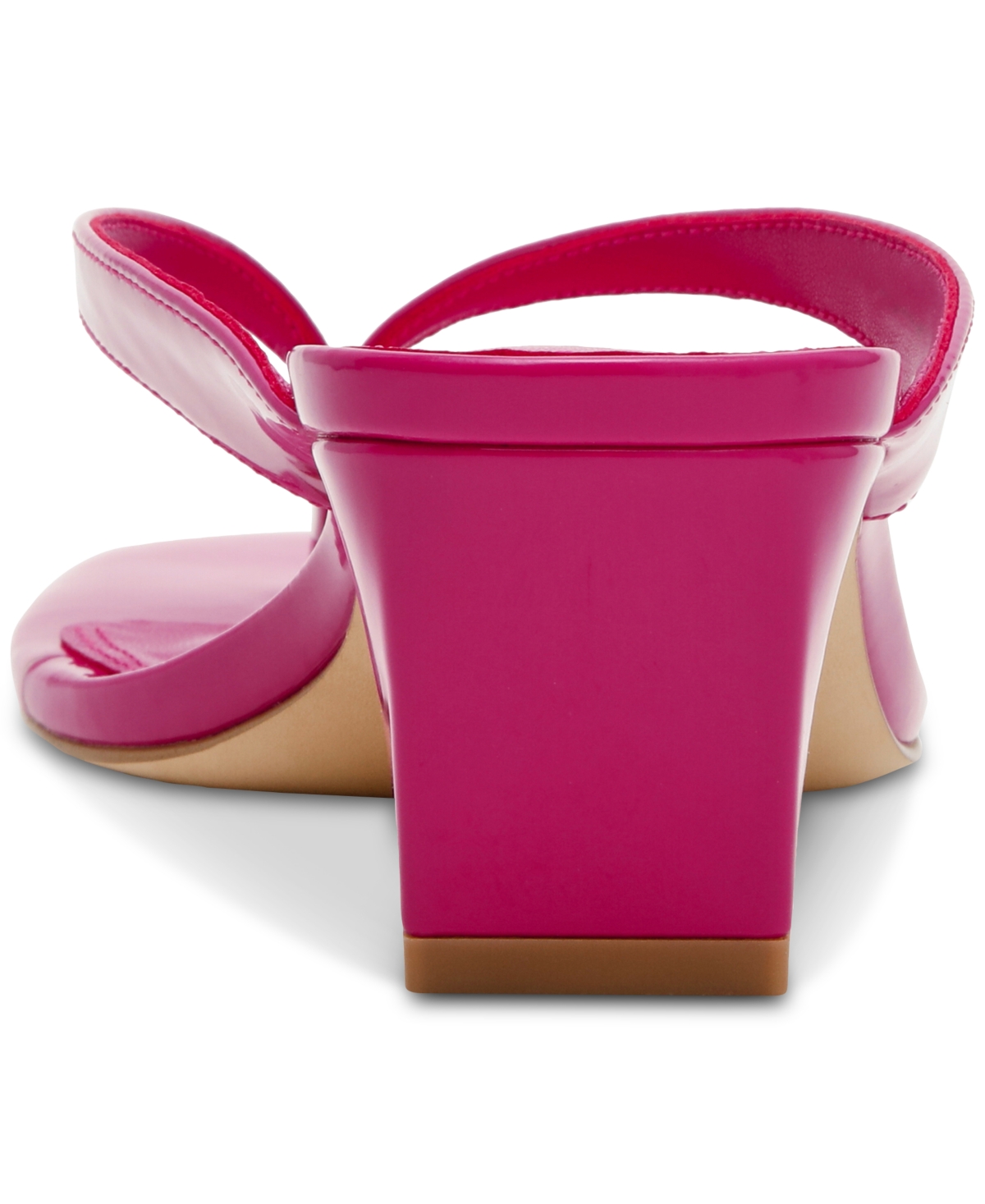 Steve Madden Women's Ninna Blade Heel Thong Sandals In Fuchsia Patent