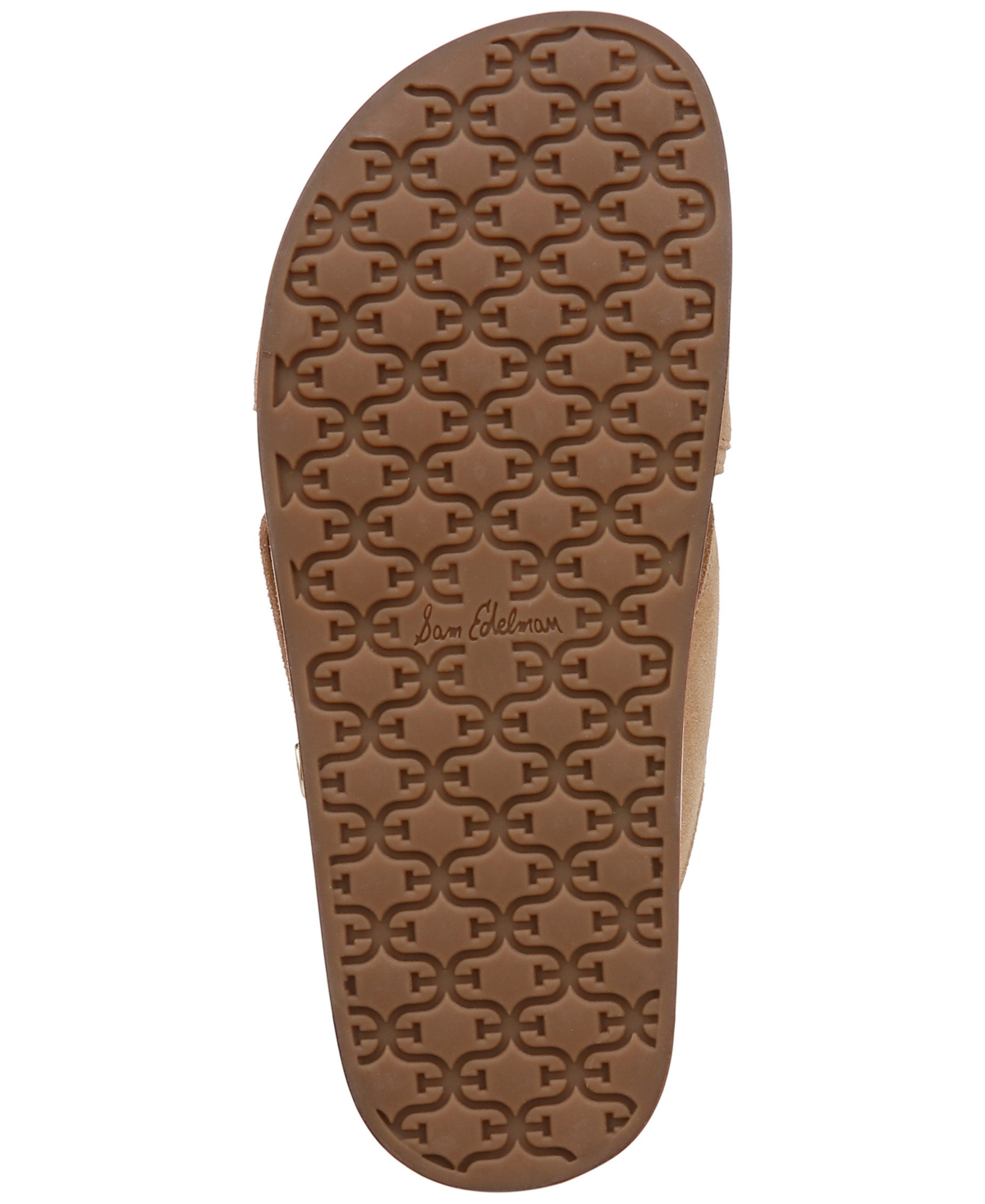 Sam Edelman Darla Buckle Slide Sandal Cyprus Tan Suede In Cyprus Tan Suede Leather