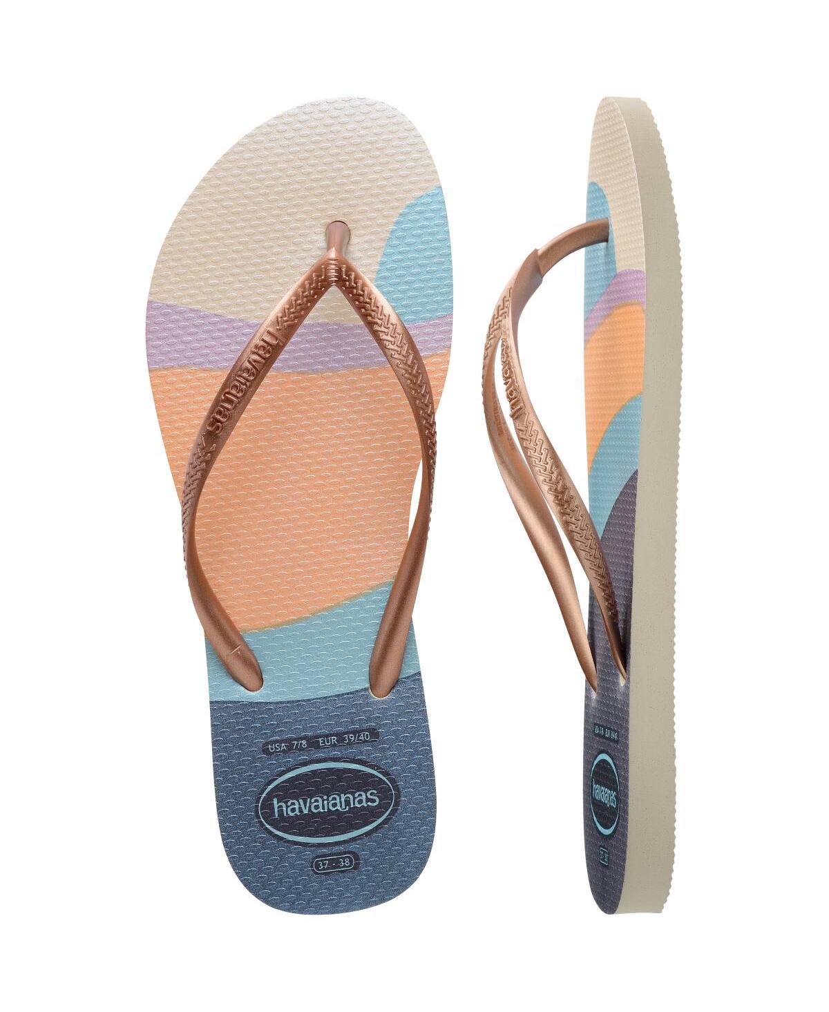 HAVAIANAS WOMEN'S SLIM PALETTE ROUND TOE SANDALS 