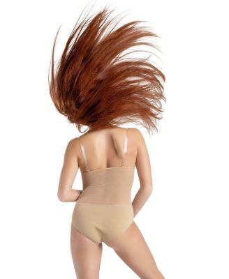 Juniors' Plunge Neck Mesh Midriff Leotard - Girls