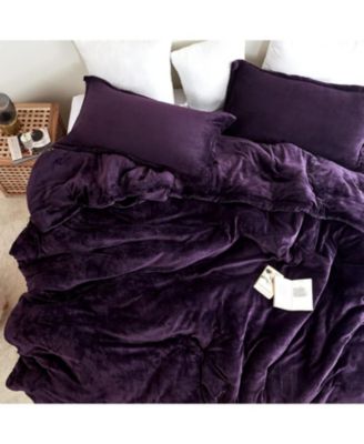 Oversized Comforter Set - The Original Plush - Midnight Purple , Twin XL