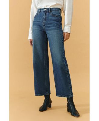 The Cityer Crop Wide Jeans