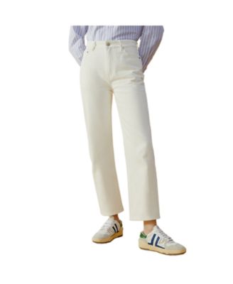 Women's Manhattan High Rise Straight Ankle Jeans