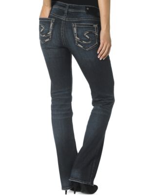 Silver Jeans Co. - Aiko Bootcut Dark Blue Wash Jeans