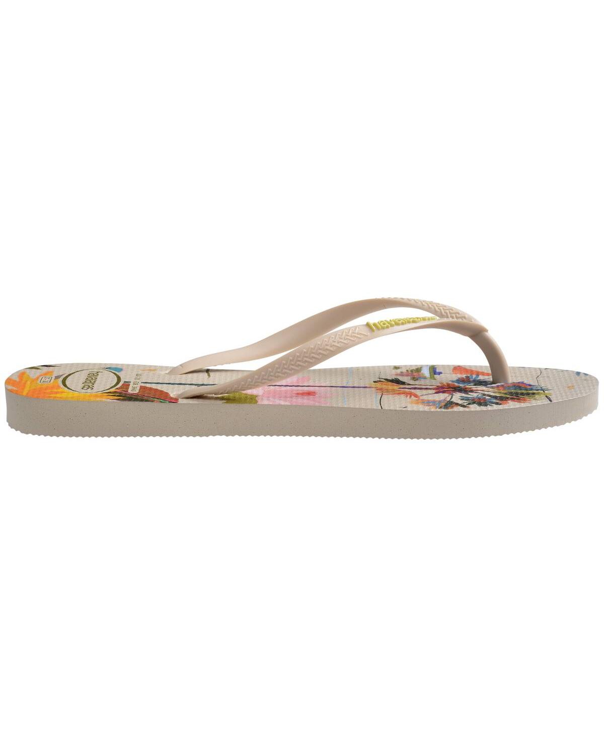 HAVAIANAS WOMEN'S SLIM SUMMER SLIP ON SANDALS 
