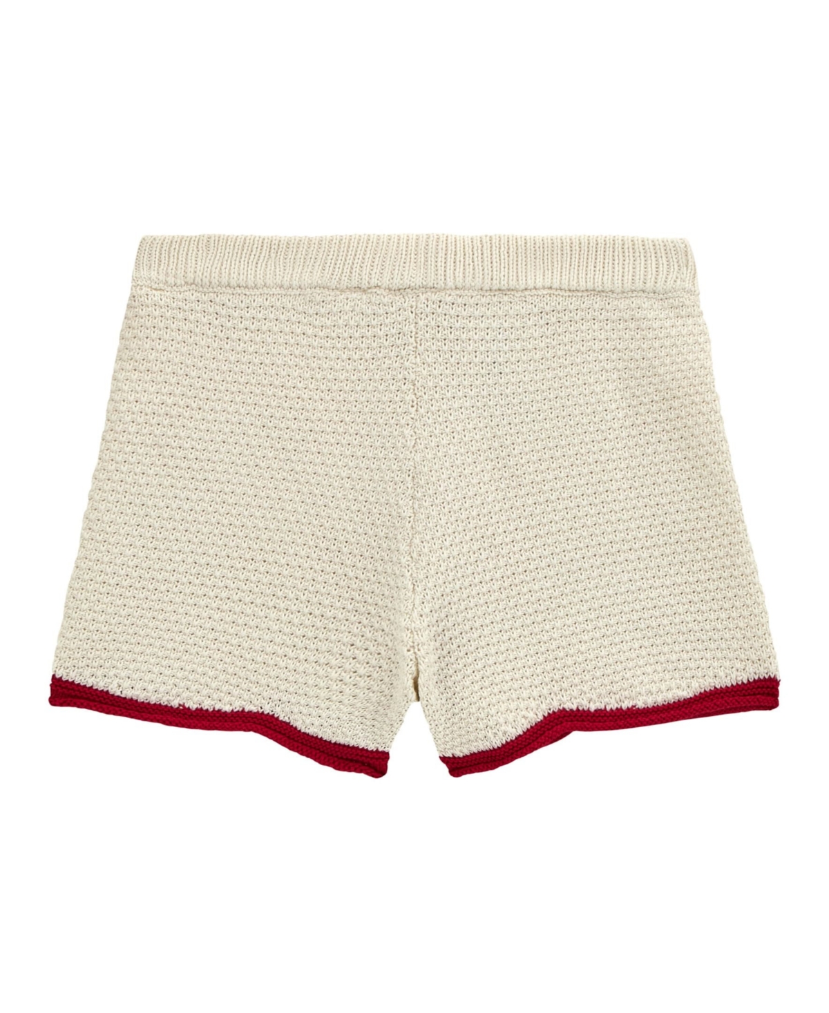 Guess Big Girls Crochet Shorts In Cream