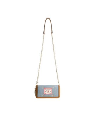 Buddha Patch Double Zip Chain Wallet
