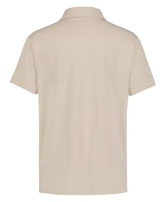 Boys' 8-20 Monogram Detail Tech Polo Shirt