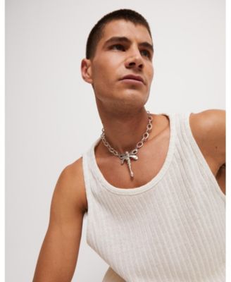 Sterling Silver Plated Central Dragonfly Shaped Necklace