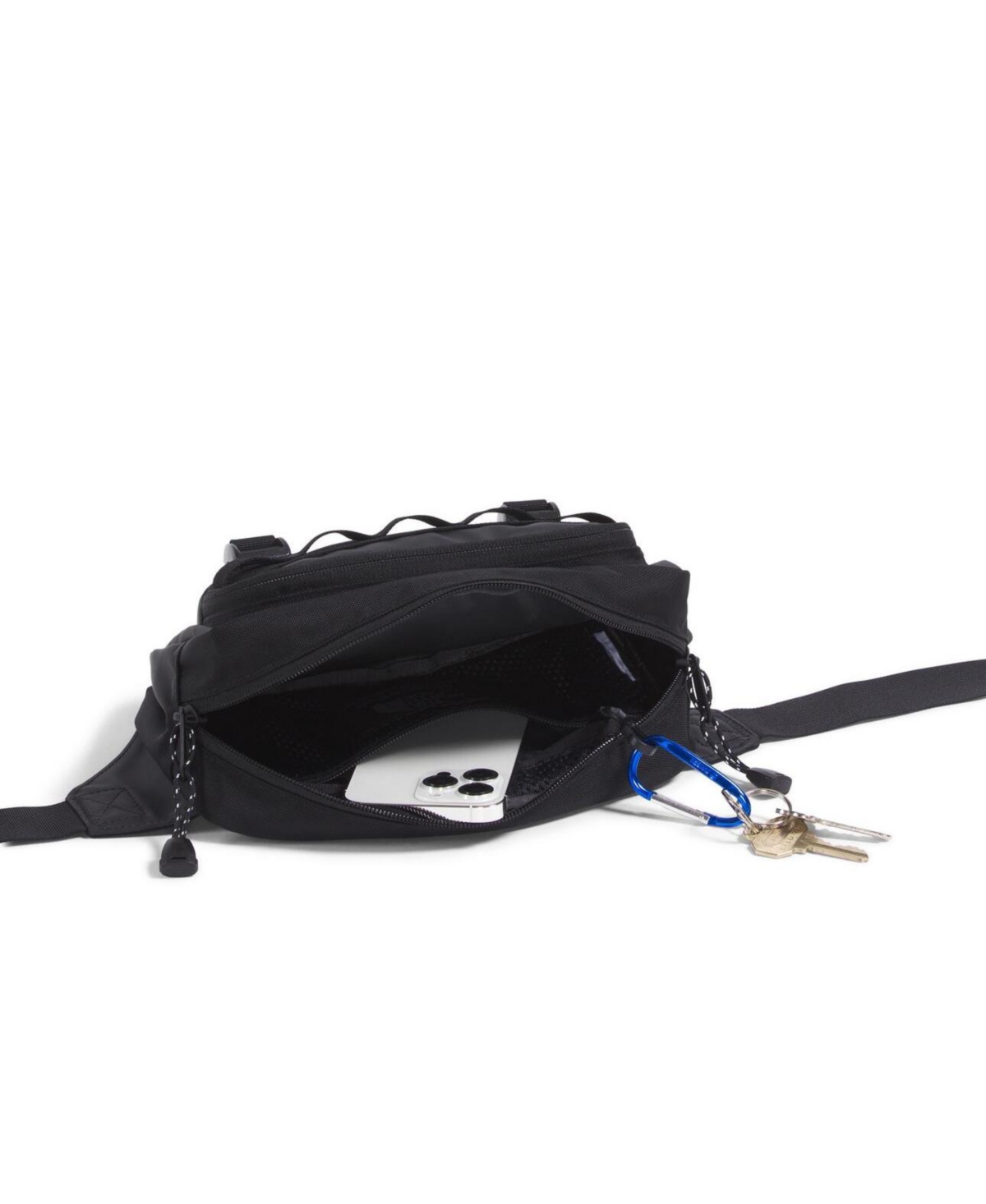 The North Face Men's Base Camp Lumbar Bag In Black,asphalt Gray,smoked Pearl