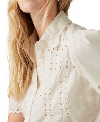 Levi's Premium Women's Rayne Cotton Button-Front Camp Shirt