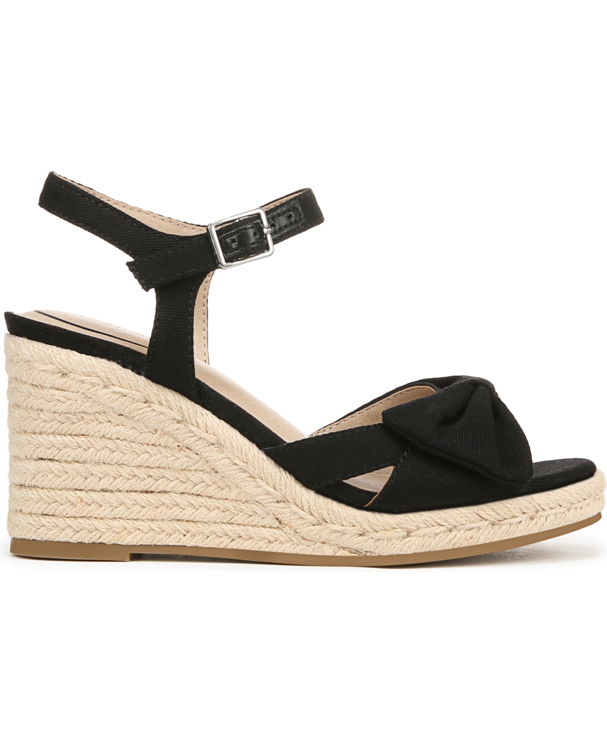 LIFESTRIDE WOMEN'S TAHLIA OPEN ROUNDTOE ESPADRILLE WEDGE SANDALS 
