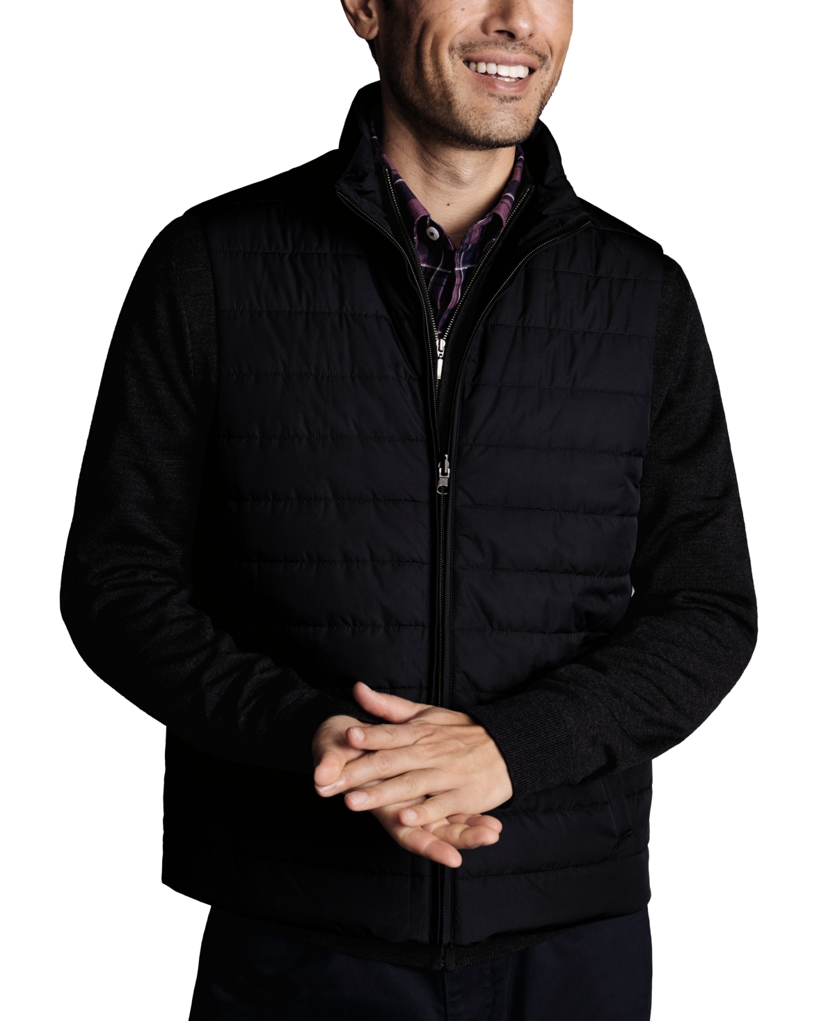 Shop Charles Tyrwhitt Men's Raincoat In Navy Blue