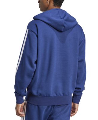 Men's Regular-Fit 3-Stripes Full-Zip Fleece Hoodie 