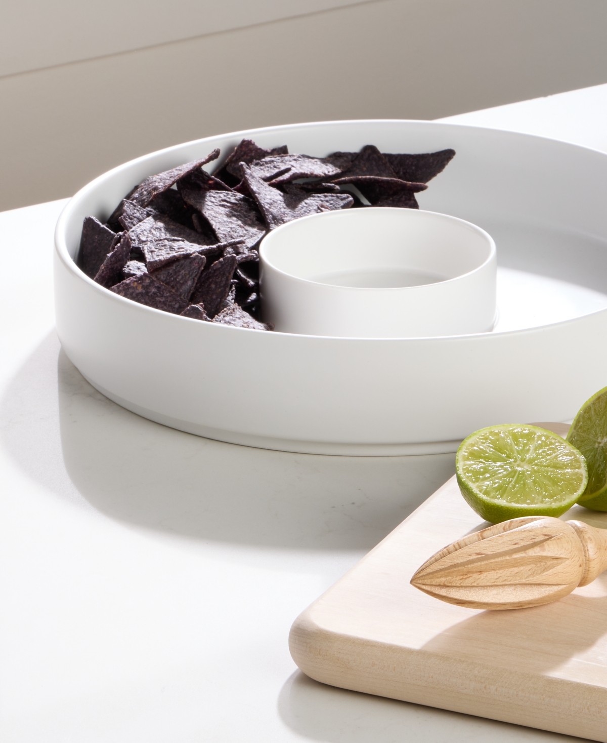 The Cellar Aaden Chip & Dip Bowl, Exclusively At Macy's In White