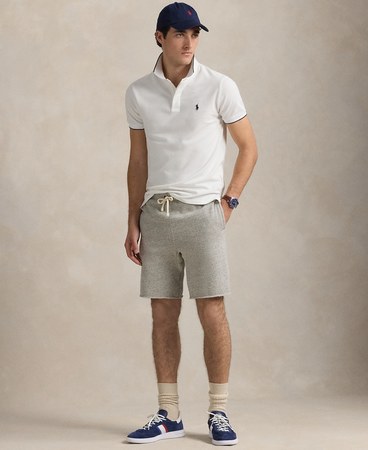 Polo Ralph Lauren Cotton Mesh Polo Shirt In White,white
