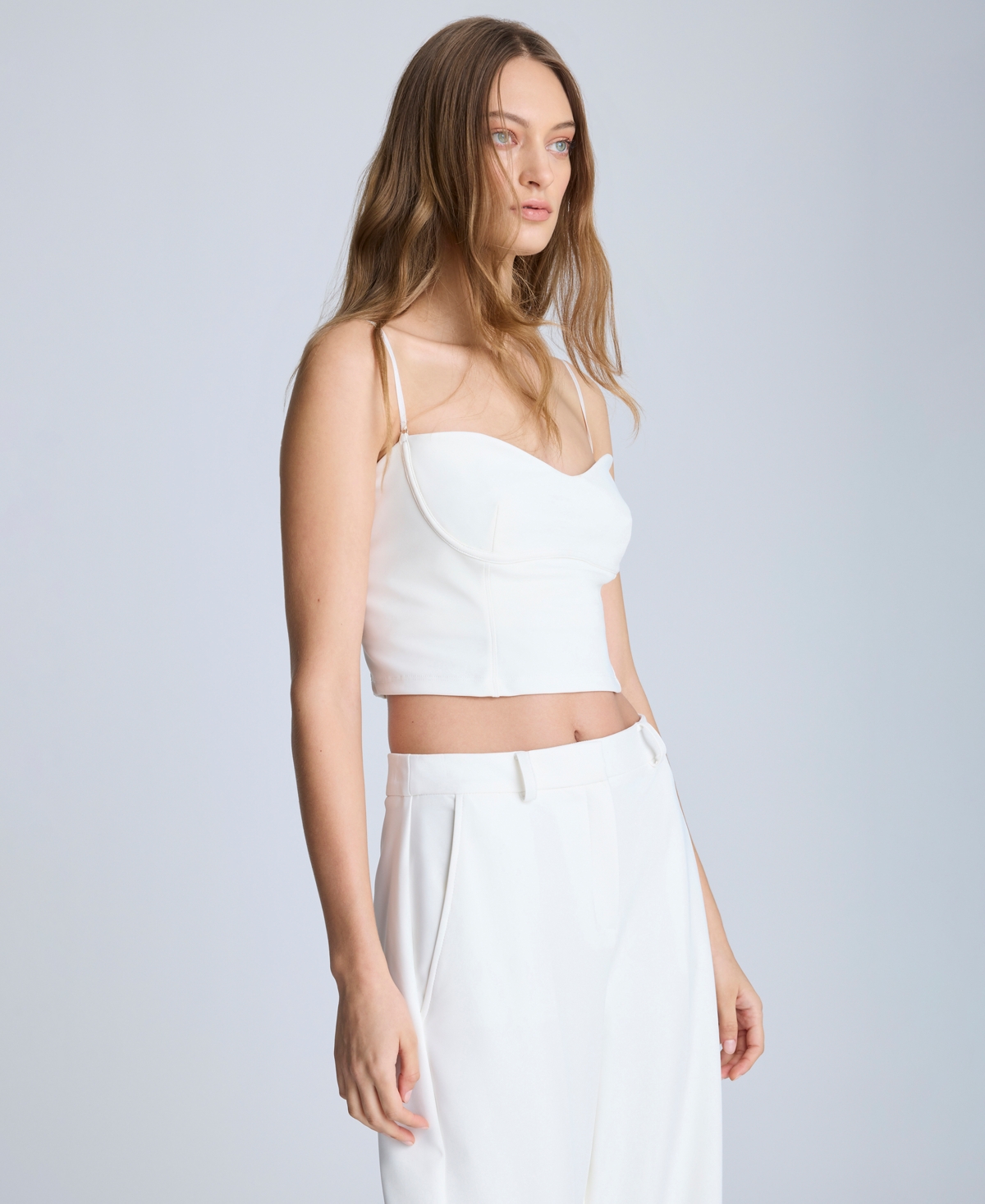 Kenneth Cole Women's Bustier Camisole In Pure White